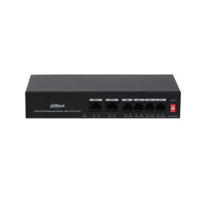 Dahua PFS3006-4ET-36, 6portový Fast Ethernet Switch se 4portovým PoE