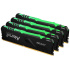 KINGSTON DIMM DDR4 128GB (Kit of 4) 3600MT/s CL18 FURY Beast RGB