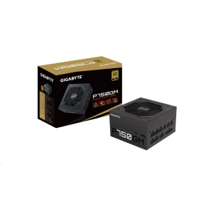 GIGABYTE zdroj P750GM, 750W, 80plus gold, modular, 120 mm fan