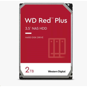 BAZAR VADNÉ - WD RED PLUS NAS WD20EFZX 2TB SATA/600 128MB cache 175 MB/s CMR