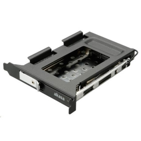 AKASA HDD box Lokstor M23, 2.5" SATA HDD/SSD do interní PCI pozice, černá