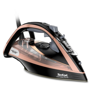 Tefal Ultimate Pure FV9845E0 napařovací žehlička, 3200 W, Anti-drip, automatické vypnutí, broskvová