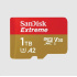 SanDisk micro SDXC karta 1TB Extreme (190 MB/s Class 10, UHS-I U3 V30) + adaptér