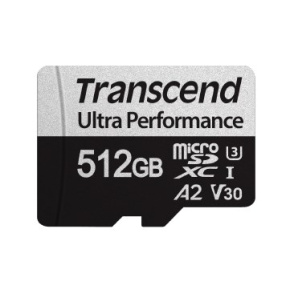 TRANSCEND MicroSDXC karta 512GB 340S, UHS-I U3 A2 Ultra Performace 160/125 MB/s