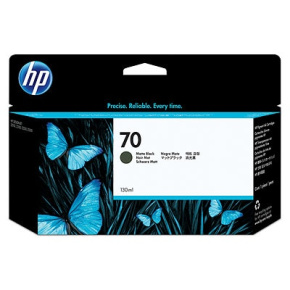 HP 70 Black matte DJ Ink Cart, 130 ml, C9448A