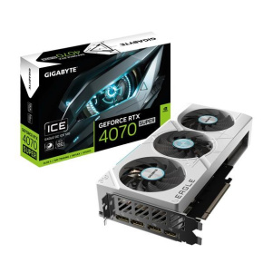 GIGABYTE VGA NVIDIA GeForce RTX 4070 SUPER EAGLE ICE OC 12G, 12G GDDR6X, 3xDP, 1xHDMI