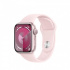 APPLE Watch Series 9 GPS 41mm Pink Aluminium Case with Light Pink Sport Band - S/M