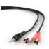 GEMBIRD Kabel audio 3,5mm Jack - 2x Cinch 1,5m (RCA, M/M, stereo)