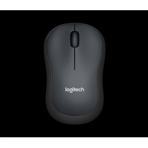 Logitech Wireless Mouse M220 Silent, black