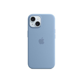 APPLE iPhone 15 Silicone Case with MagSafe - Winter Blue