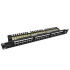 Solarix Patch panel 24 x RJ45 CAT6 UTP s vyvazovací lištou 1U SX24L-6-UTP-BK-N