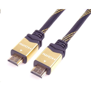 PREMIUMCORD Kabel HDMI 2.0 High Speed + Ethernet kabel HQ, zlacené konektory, 5m