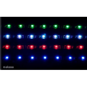 AKASA LED pásek Vegas, Molex 12V napájení, 60cm, modrý