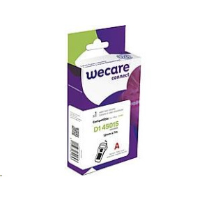 WECARE ARMOR páska pro DYMO S0720550, červená/bílá, 12mm x 7m