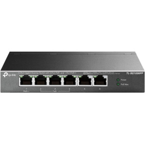 TP-Link CCTV switch TL-SG1006PP (6xGbE, 3xPoE+,1xPoE++, 64W, fanless)