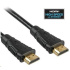 PREMIUMCORD Kabel HDMI 3m High Speed + Ethernet (v1.4), zlacené konektory