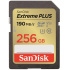 SanDisk SDXC karta 256GB Extreme PLUS (R 190 MB/s  W130 MB/s Class 10, UHS-I U3 V30)