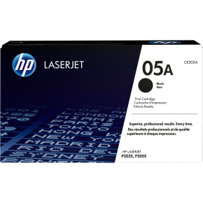 HP 05A Black LJ Toner Cart, CE505A (2,300 pages)