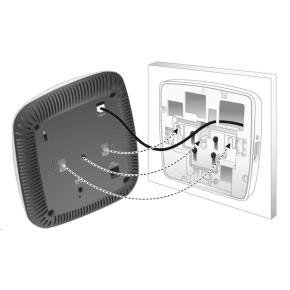 AP-220-MNT-W3 White Low Profile Box Style Secure Large AP Flat Surface Mount Kit