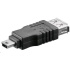 PREMIUMCORD Redukce USB 2.0 A - Mini B 5pin (F/M)