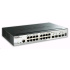 D-Link DGS-1510-20 20-Port Gigabit Stackable SmartPro Switch, 16x gigabit RJ45, 2x 10G SFP+ port, 2x SFP port