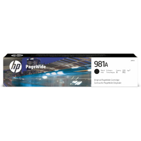 HP 981A Black Original PageWide Cartridge (6,000 pages)