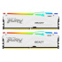 KINGSTON DIMM DDR5 64GB (Kit of 2) 6000MT/s CL30 Non-ECC FURY Beast RGB EXPO, Bílá