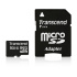 TRANSCEND MicroSDHC karta 8GB Class 10 + adaptér