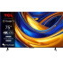 TCL P655 75" TV, 4K Ultra HD, LED, Google TV, HDR, Bluetooth, WiFi, Dolby Audio, Chromecast