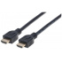 MANHATTAN kabel In-wall CL3 High Speed HDMI s Ethernetem, HEC, ARC, 3D, 4K, stíněný, 5m, Black