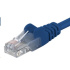 PremiumCord Patch kabel UTP RJ45-RJ45 CAT6 0.5m modrá