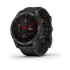 Garmin epix Sapphire, Titan Black/ Black Silicone Band, EU