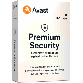 _Nová Avast Premium Security for Windows 1 zařízení na 12 měsíců