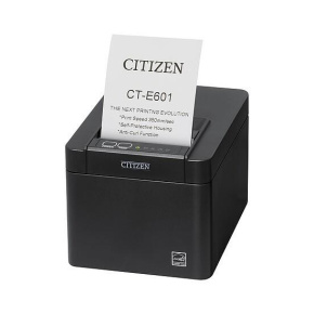 Citizen CT-E601, USB, USB Host, Lightning, 8 dots/mm (203 dpi), cutter, black