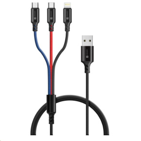 CONNECT IT Wirez 3in1 USB-C & Micro USB & Lightning, 1,2 m