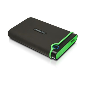 TRANSCEND externí HDD USB 3.0 StoreJet 25M3S, 1TB, Black (SATA, Rubber Case, Anti-Shock)