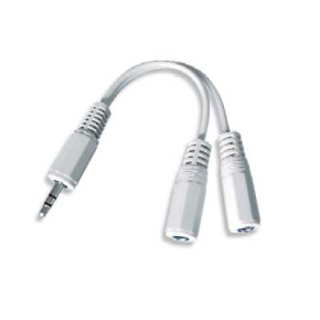 GEMBIRD Kabel audio 3,5mm Jack - 2x 3,5mm Jack (M/F, rozdvojka, stereo)