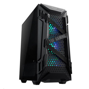 ASUS case TUF GAMING GT301 BLACK AURA, ATX Tower, černá, bez zdroje