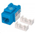 Intellinet Cat6 Keystone Jack, UTP, Blue, Punch-down