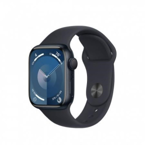 APPLE Watch Series 9 GPS 41mm Midnight Aluminium Case with Midnight Sport Band - M/L