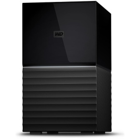 WD My Book Duo 24TB, Externí HDD, 2x USB 3.0, 1xUSB-C, RAID 0, 1, černá